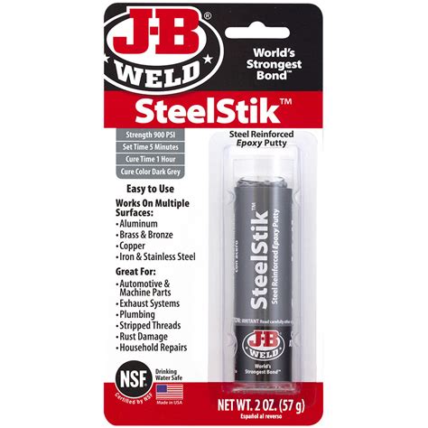 repair rust hold with jb weld and sheet metal|SteelStik Epoxy Putty Stick .